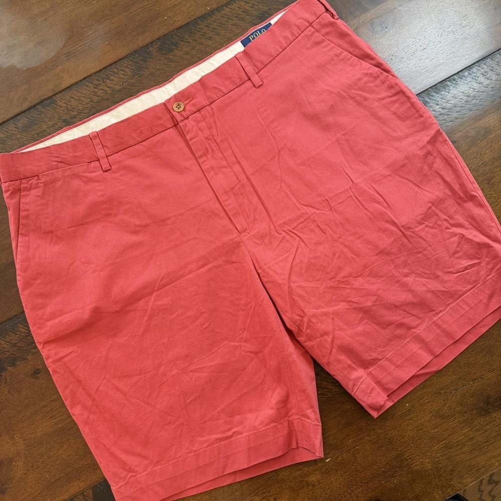 Polo Ralph Lauren Shorts Mens‎ 40 Pink Stretch Classic Fit Chino Casual 9 inch